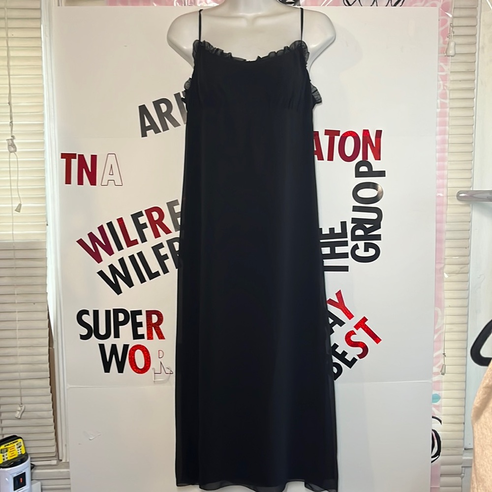 Wilfred Black Midi Dress